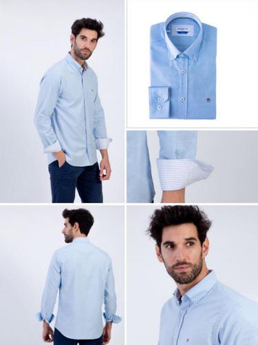 Camisa Hombre Lisa la Bassette